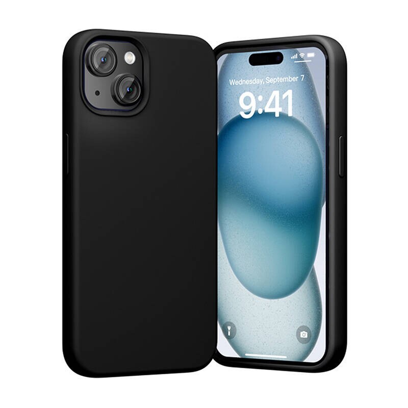 Vention KUFB0-20 Silikonveske for iPhone 15 Plus (svart)