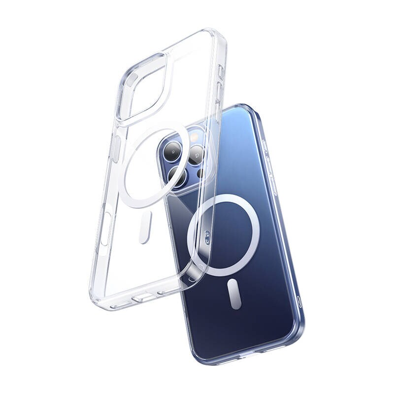 McDodo PC-4922 Magnetisk etui for iPhone 16 Pro (gjennomsiktig)