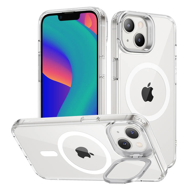 ESR Classic Kickstand-etui med HaloLock for iPhone 14 Plus (gjennomsiktig)