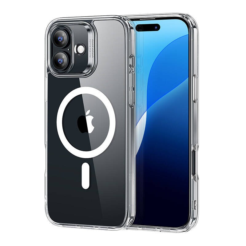 ESR Classic Hybrid-etui (HaloLock) for iPhone 16 Plus (gjennomsiktig)