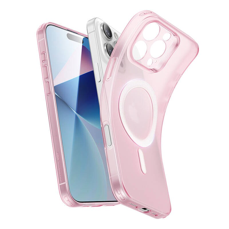 Zero Clear Case (HaloLock) ESR-etui for iPhone 16 Pro Max (rosa)
