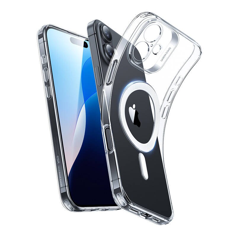 Zero Clear Case (HaloLock) ESR-etui for iPhone 16 Plus (klar)