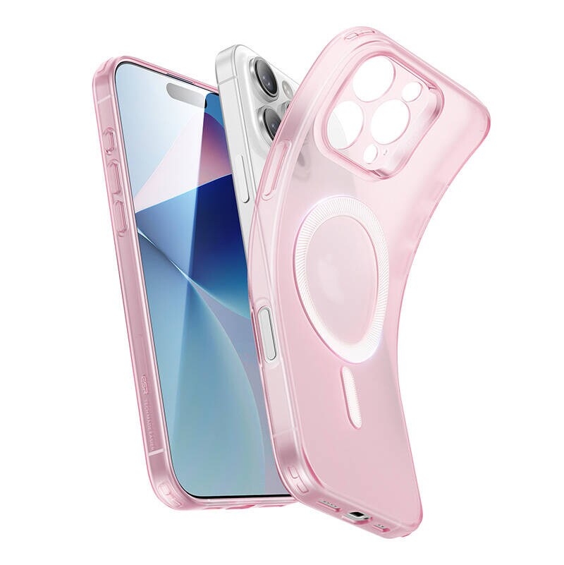 Zero Clear Case (HaloLock) ESR-etui for iPhone 16 Pro (rosa)