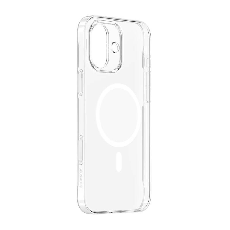 Baseus iP16 TouchButton magnetisk telefonveske (gjennomsiktig)