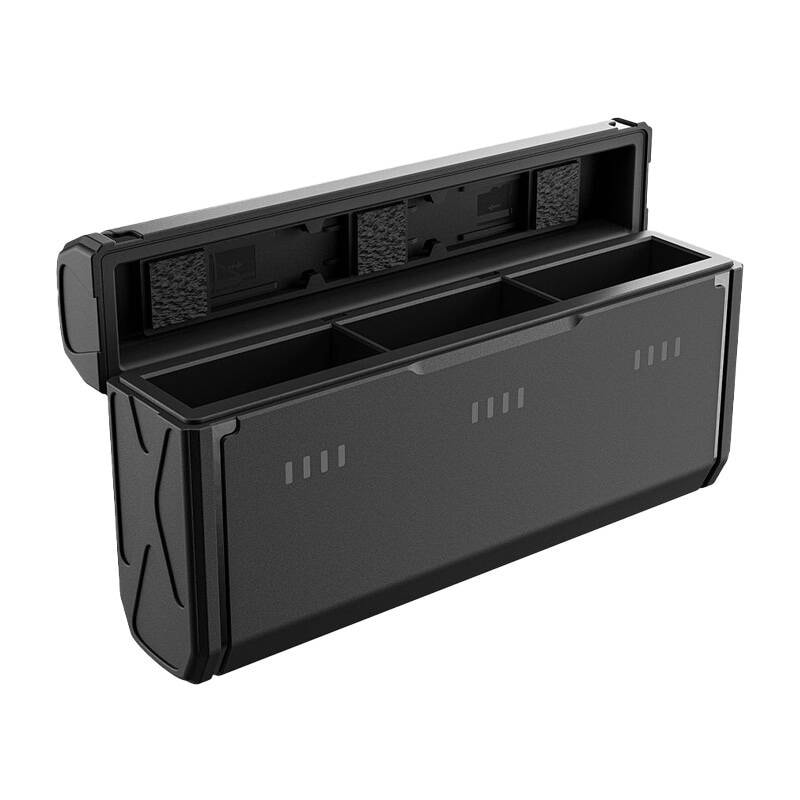 3-kanals Pocket multifunksjons ladeboks TELESIN for GoPro Hero 9 / 10 / 11 / 12
