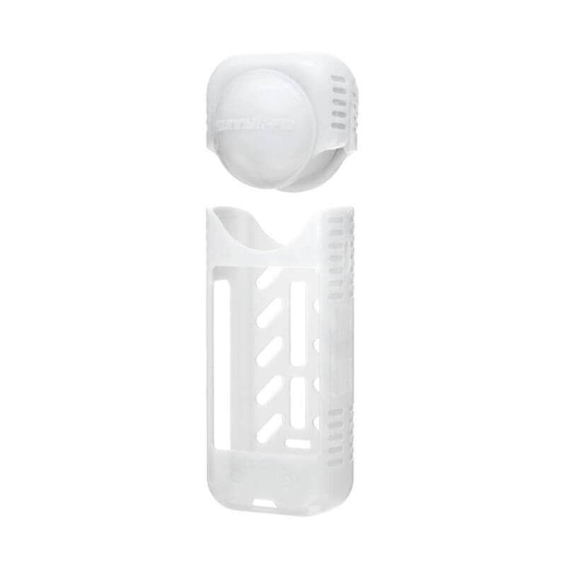 Silikon beskyttende etui + objektivdeksel Sunnylife for Insta360 X4 (hvit)