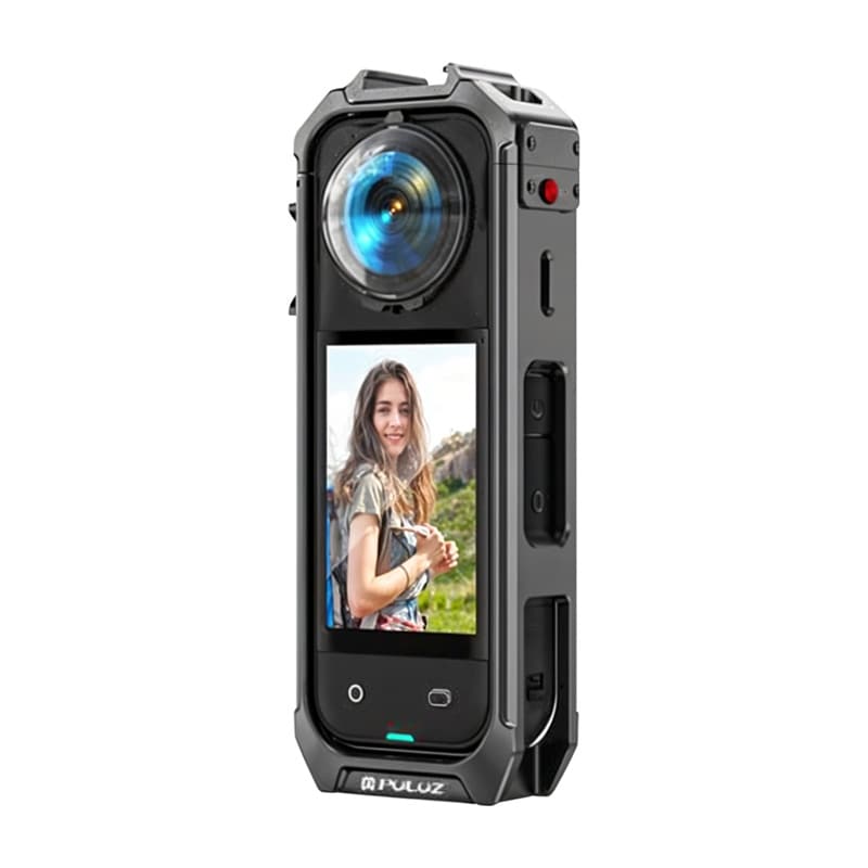 PULUZ beskyttelsesveske i metall med objektivdeksel for Insta360 X5