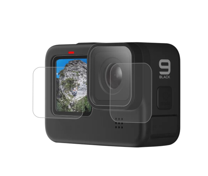 Skjerm og linse herdet glass Telesin for GoPro Hero 9 / Hero 10 / Hero 11 / Hero 12 (GP-FLM-901)