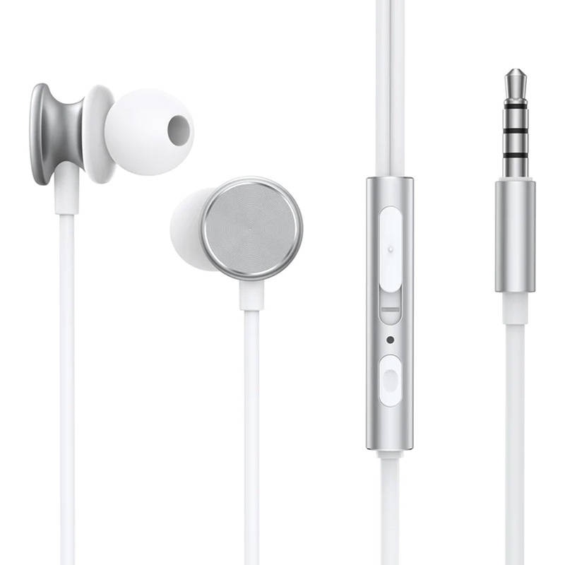 Kablede øretelefoner JR-EW03, Half in Ear (sølv)