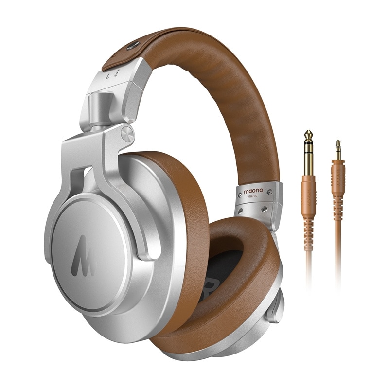 Maono MH700 studiohodetelefoner (sølv)