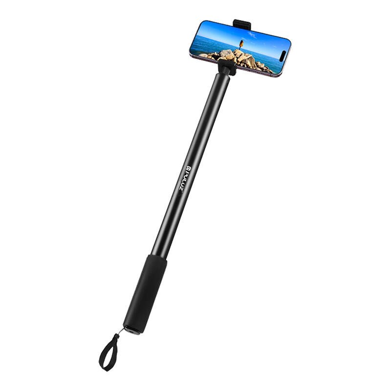 Selfieholder i metall 2m PULUZ for Insta360 One RS/X2/X3/X4-kamera (svart)
