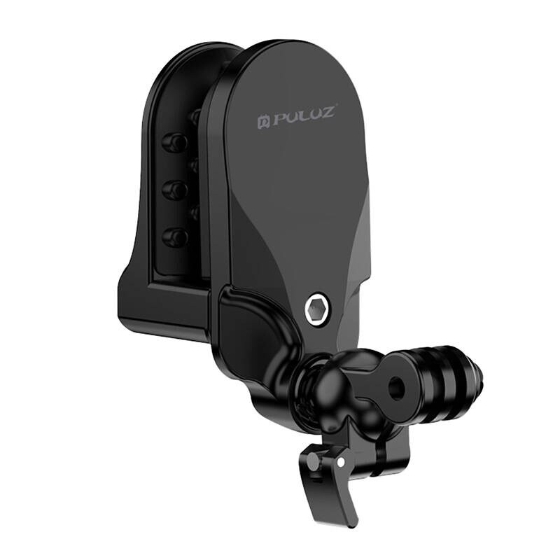 PULUZ hjelmfeste for sportskameraer (DJI Action, GoPro Hero)(svart)