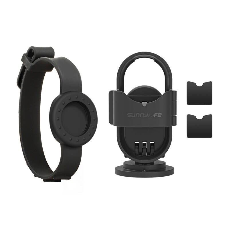 Sunnylife G3S-ZJ845 2-i-1 Fleksibel silikonrem og magnetisk holder for Insta360 GO 3S