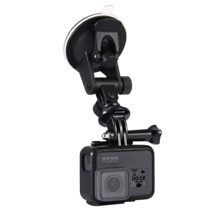 Puluz frontrutefeste for bil for sportskameraer (inkludert Osmo Action 5 Pro, Insta360 X5)