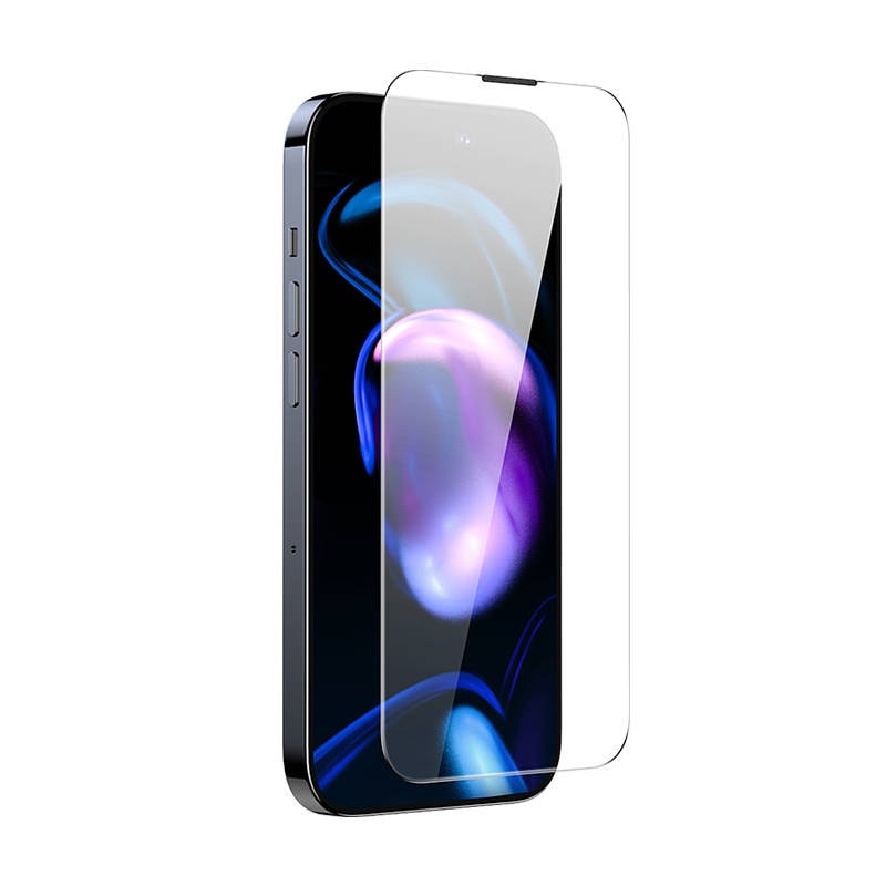 $ 0000073n krystallherdet glass støvtett 0,3 mm for $ 0000010n 14 Pro Max (2 stk)