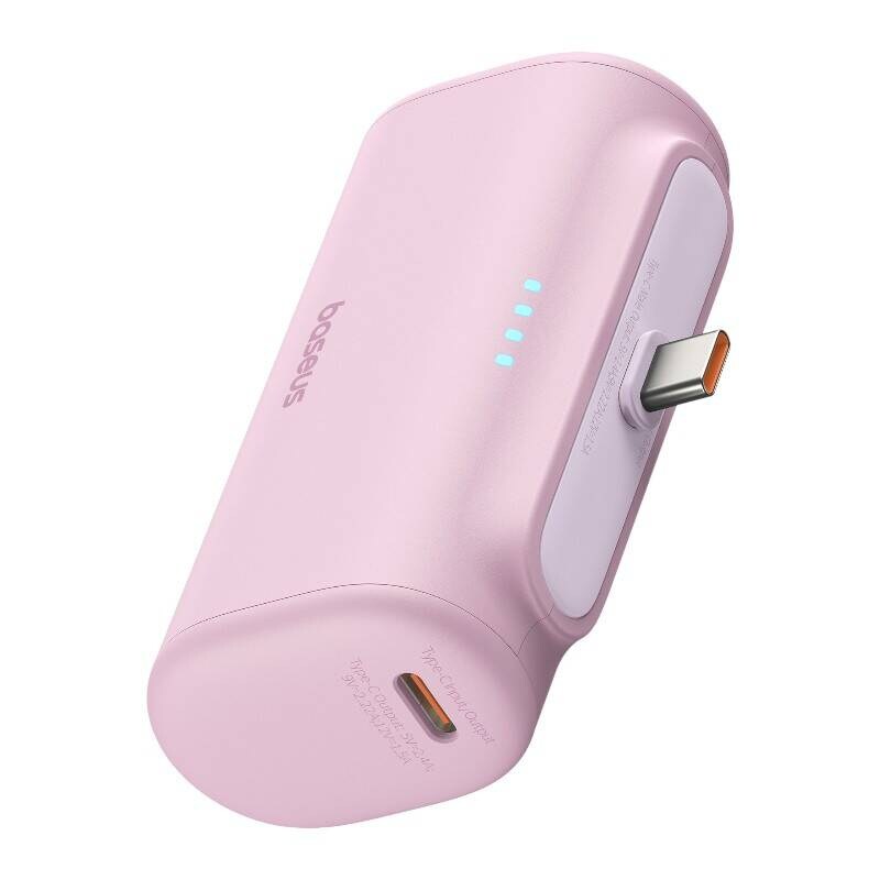 Powerbank Baseus Kompakt USB-C 5000 mAh, 20 W (rosa)
