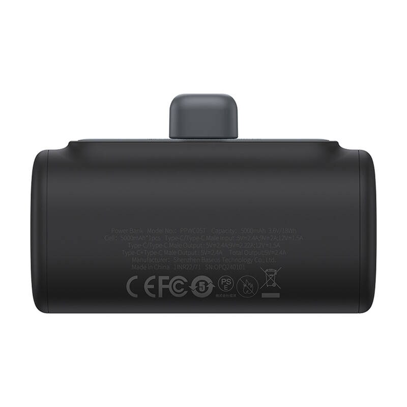 Powerbank OS-Baseus Compact IP 5000mAh 20W (svart)