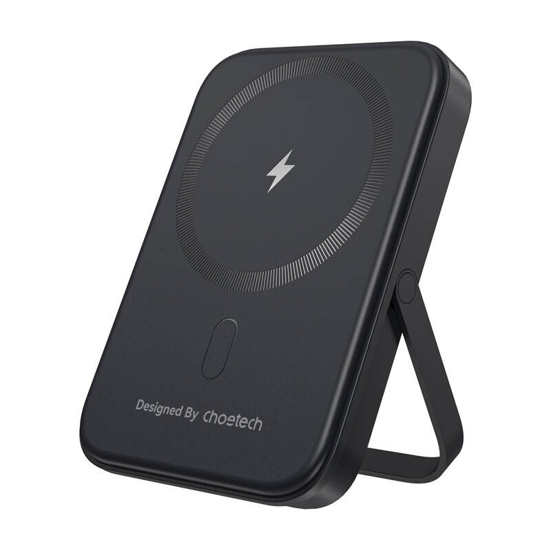 Choetech B742 5000mAh 20W PD magnetisk powerbank med stativ (svart)