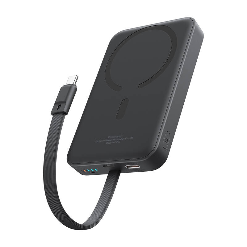Baseus Mini 10000mAh 30W magnetisk powerbank (svart) Bayern Edition