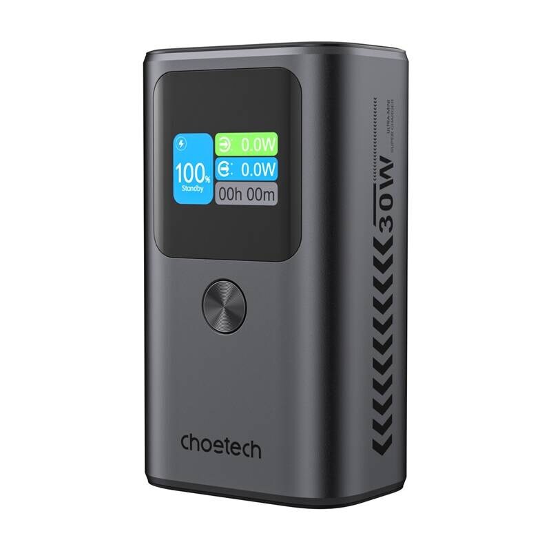 Strømbank Choetech B701 10000mAh PD30W (grå)