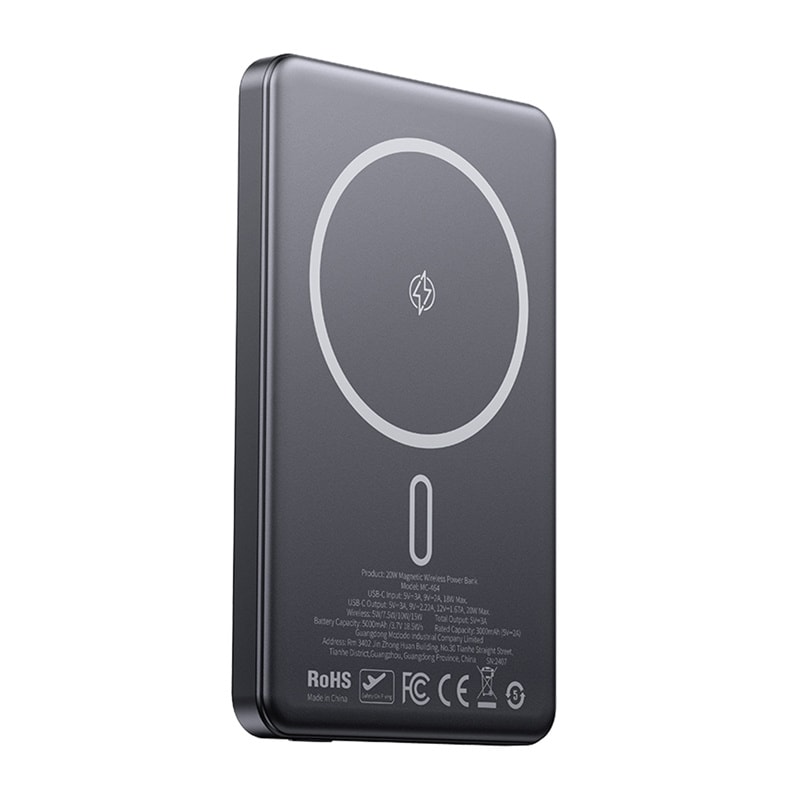 Mcdodo MC-4641 Ultratynn 5000 mAh 1C magnetisk powerbank, trådløs (gull)