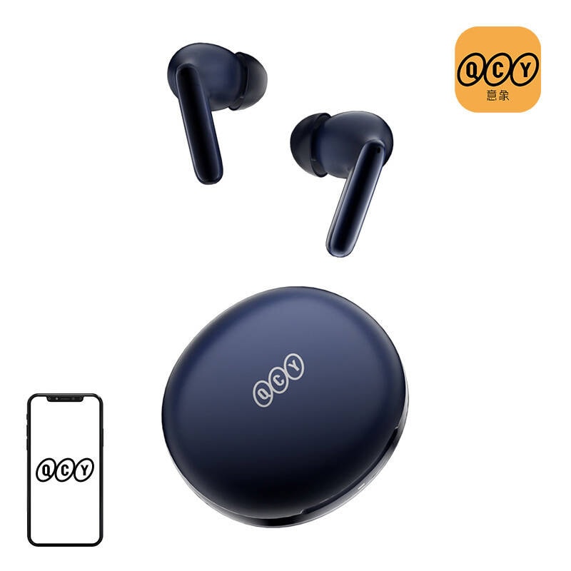 Øretelefoner TWS QCY T13 ANC2, ANC (blå)