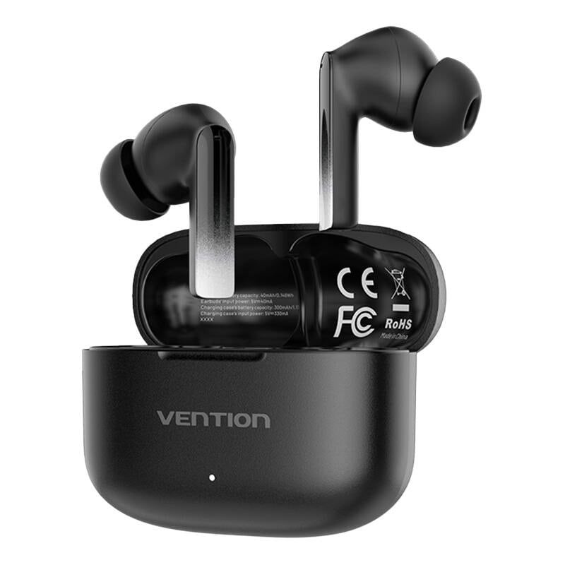 Trådløse øretelefoner, Vention, NBIB0, Elf Earbuds E04 (svart)