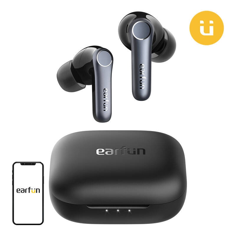 Trådløse TWS-hodetelefoner med ANC, Bluetooth 5.4 og Hi-Res Audio