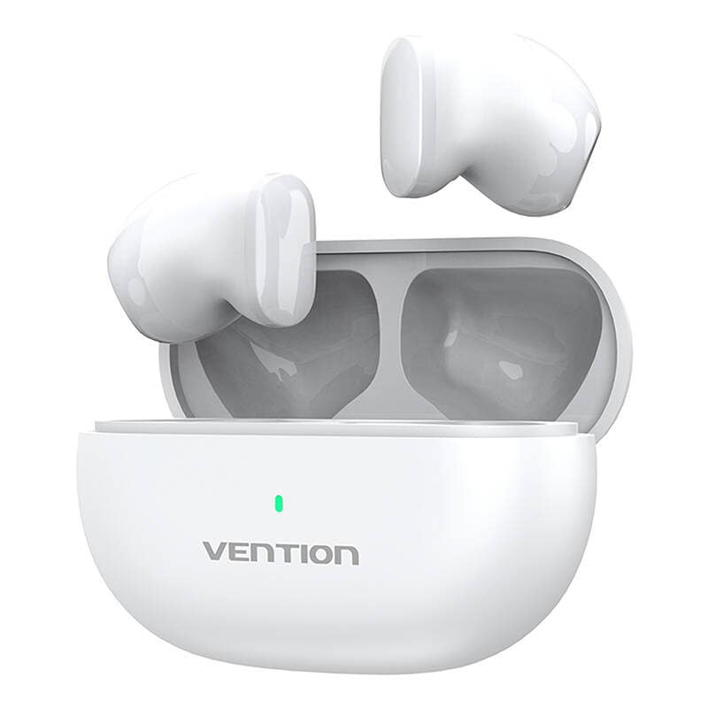 TWS Vention NBLW0 Earbuds T12 trådløse hodetelefoner (hvit)