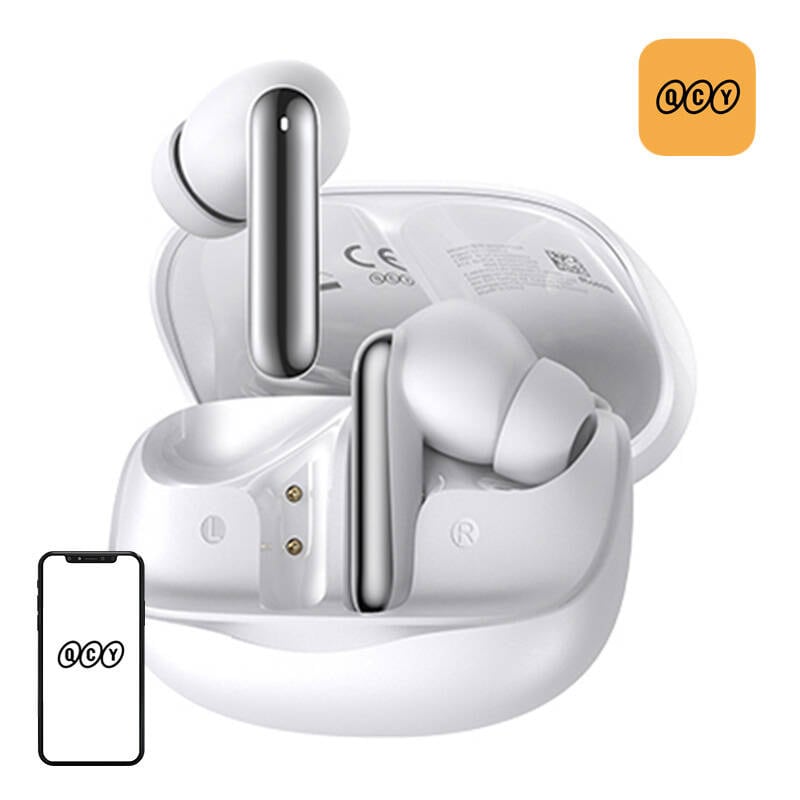 TWS QCY MeloBuds HT12 hodetelefoner (hvit)