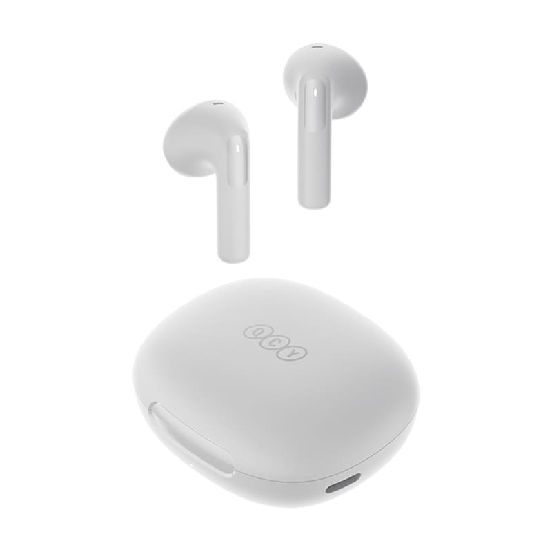 TWS QCY Ailybuds E20 HT13-hodetelefoner (hvit)