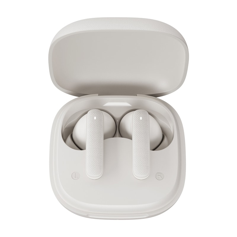 TWS QCY Buds T43 ENC hodetelefoner (hvit)