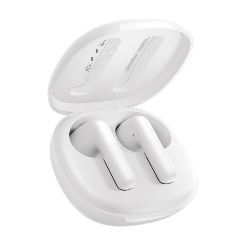 TWS QCY Ailybuds E10 T35-hodetelefoner (hvite)