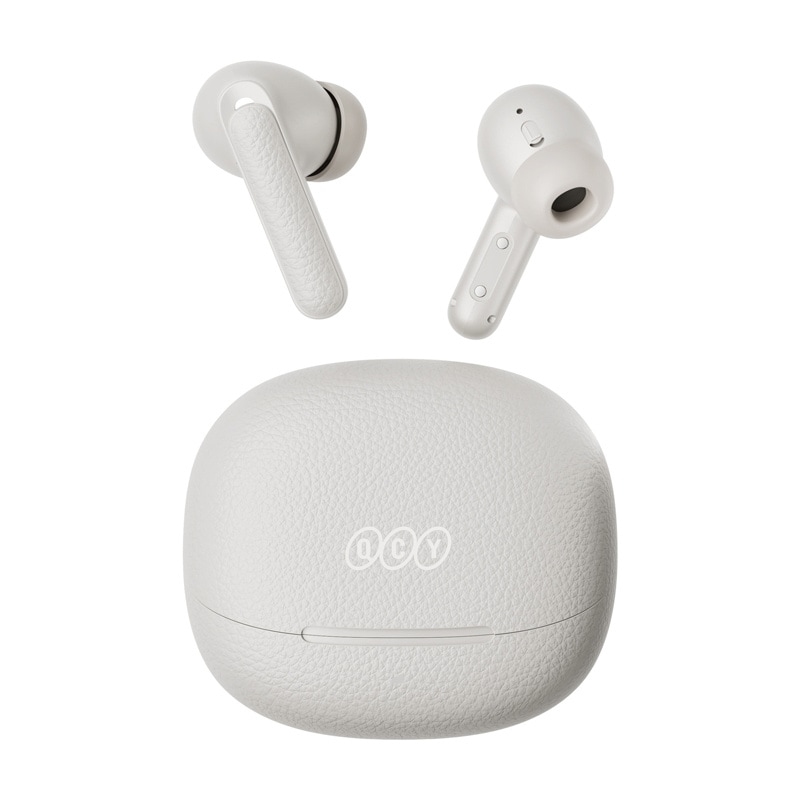 TWS QCY Buds HT15 ANC-øretelefoner (hvit)