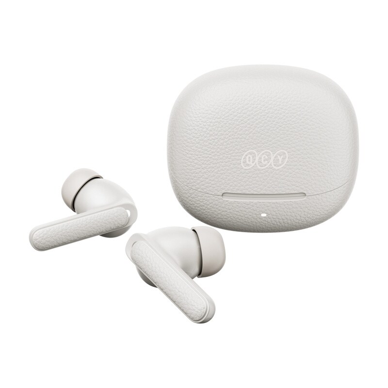 TWS QCY Buds HT15 ANC-øretelefoner (hvit)