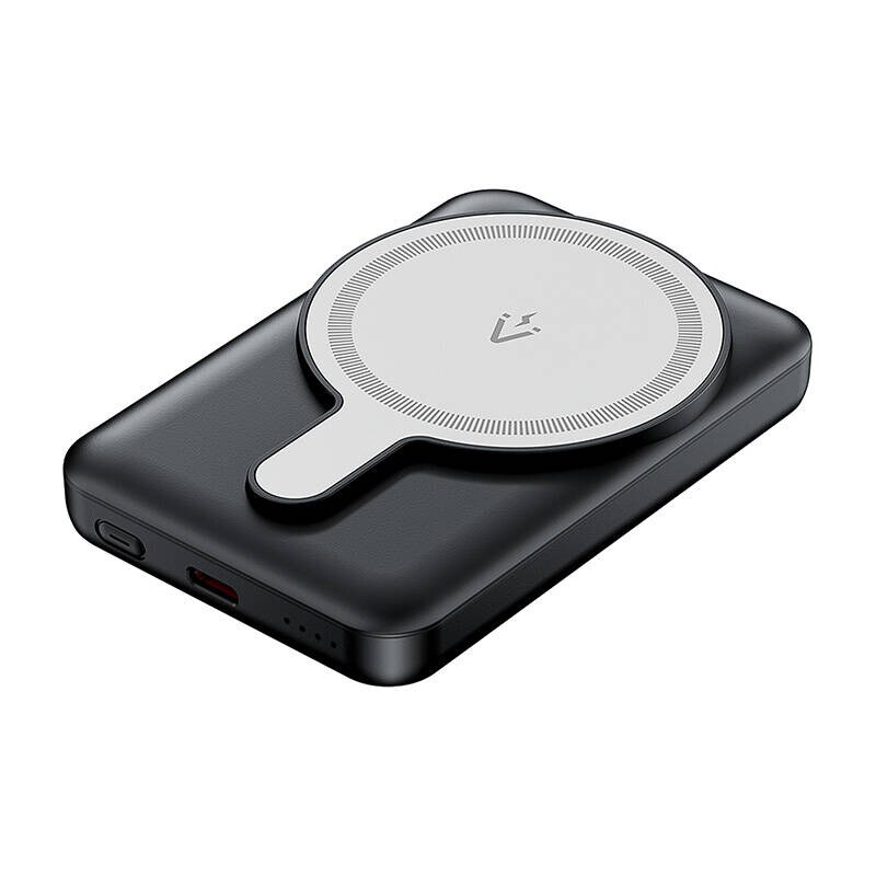 Vention FHSB0 5000 mAh 20 W magnetisk powerbank + USB-A til USB-C-kabel (svart)