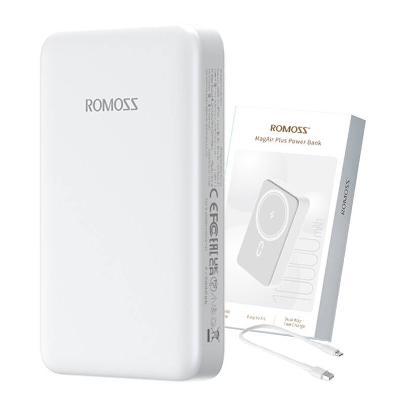 Powerbank Romoss WSC10 10000mAh 20W (hvit)