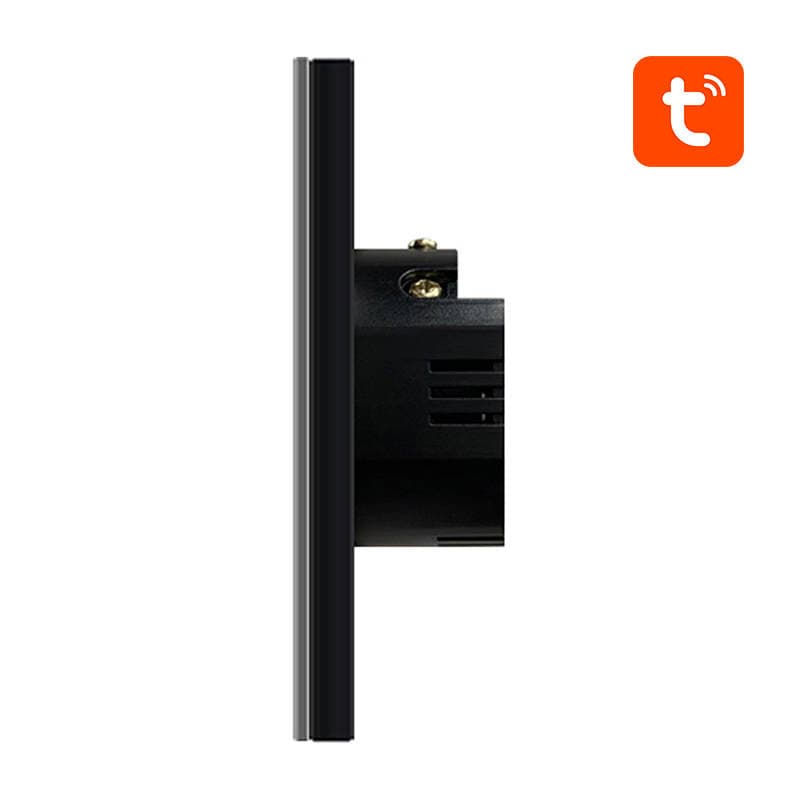Smart lysbryter ZigBee Avatto ZTS02-EU-B1 1-veis TUYA (svart)