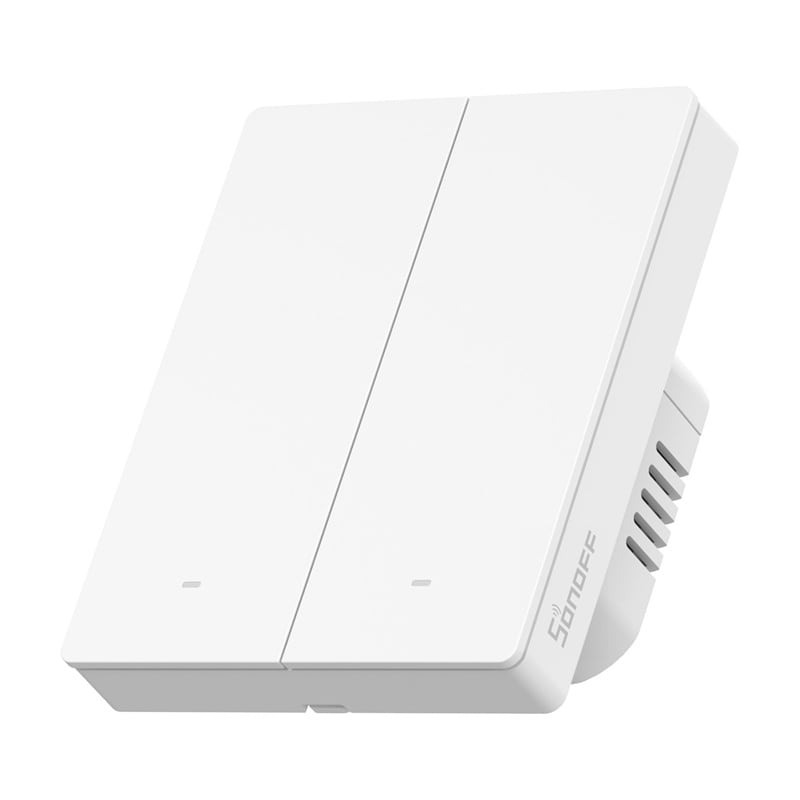 Sonoff ZBM5-2C-80W (2-kanals) Zigbee smart berøringsbryter for vegg