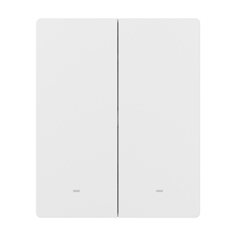Sonoff ZBM5-2C-80W (2-kanals) Zigbee smart berøringsbryter for vegg