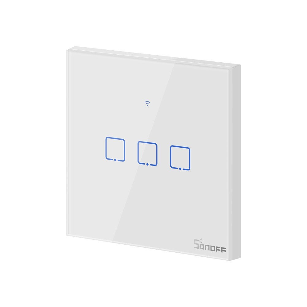 Smart Switch WiFi + RF 433 Sonoff T1 EU TX (3-kanals)