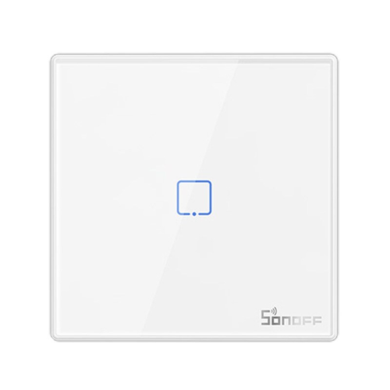 Smart trådløs veggbryter Sonoff T2EU1C-RF 433MHz (1-kanal)