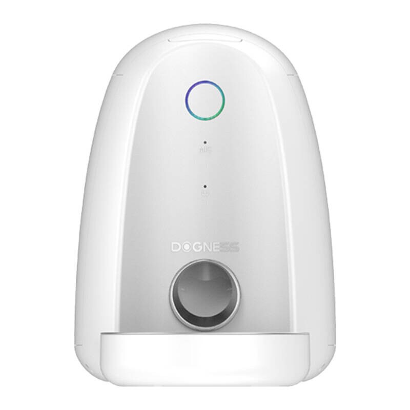Automatisk kjæledyrmater med plastskål WIFI mini Dogness (hvit)