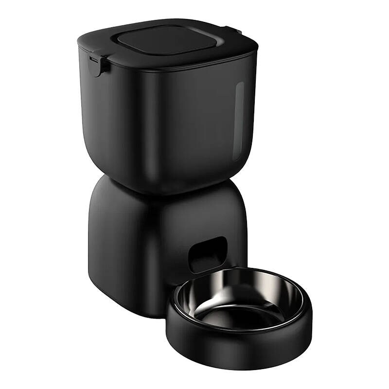 Petwant F14-L(BAS) Automatisk fôrautomat Wifi Svart