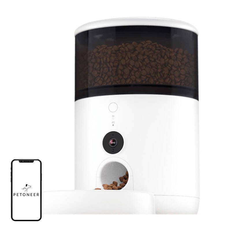 Petoneer NutriVue smart matdispenser (med skål i rustfritt stål)