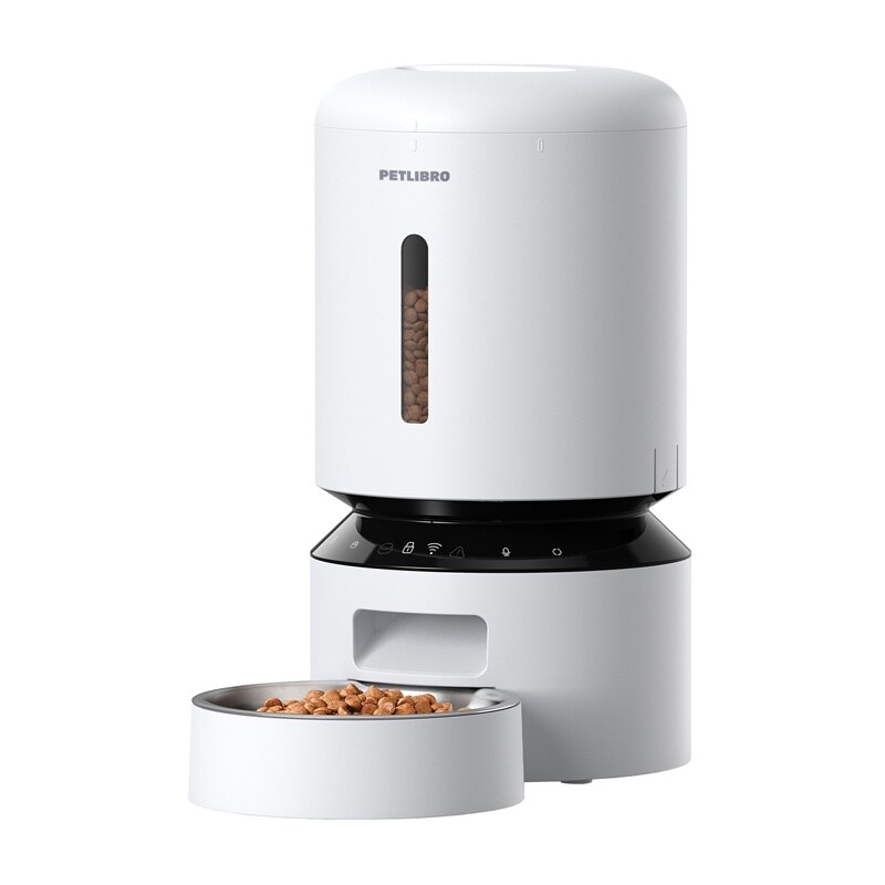 Petlibro Granary WiFi-fôrdispenser, 5 liter (hvit)