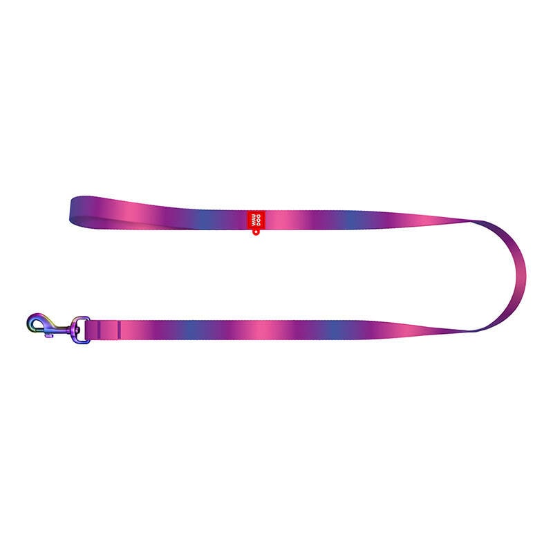 WAUDOG gradient hundebånd i nylon, lengde 122 cm, lilla
