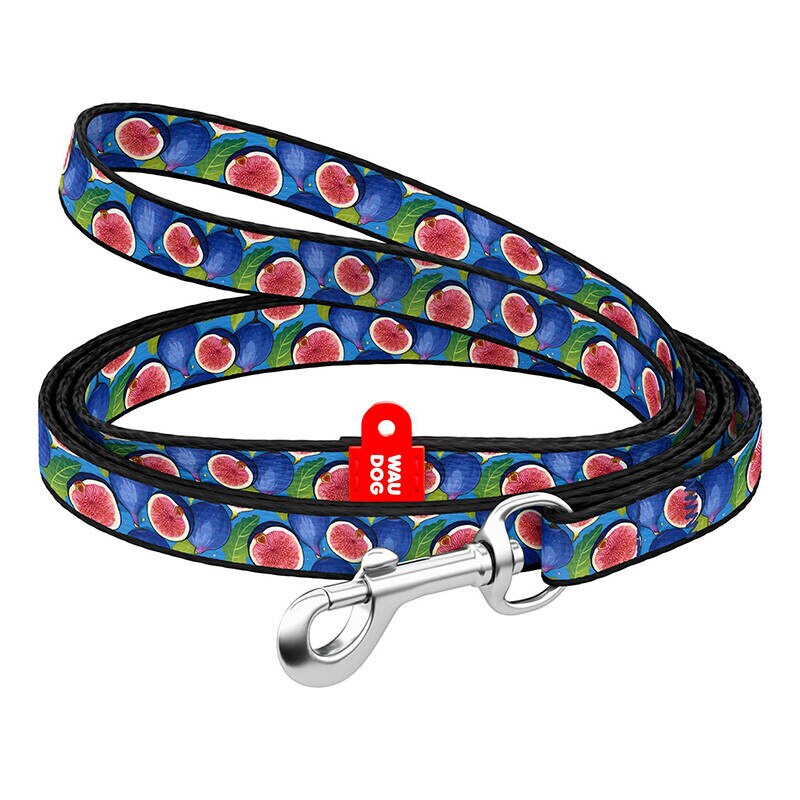 WAUDOG hundebånd i nylon 20 mm bredt, 122 cm langt "fig"