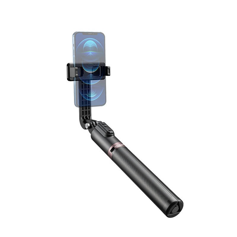Selfie-stick TELESIN med stativ og fjernkontroll for GoPro / telefoner (130 cm)