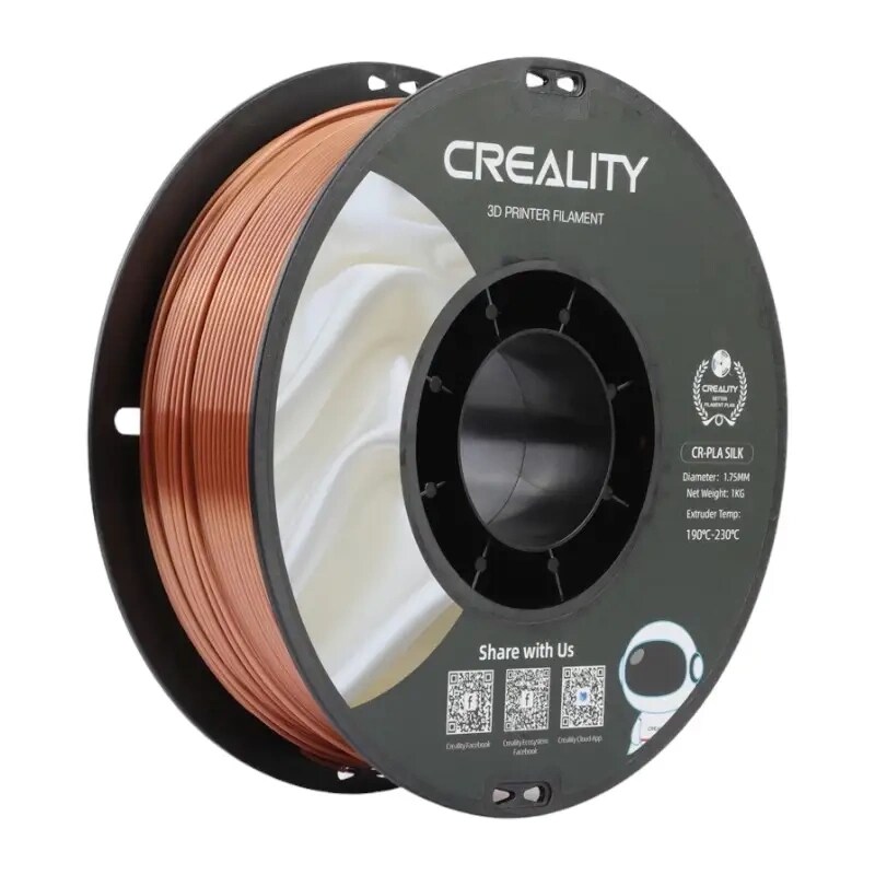 CR-Silk PLA-filament Creality (rød kobber)